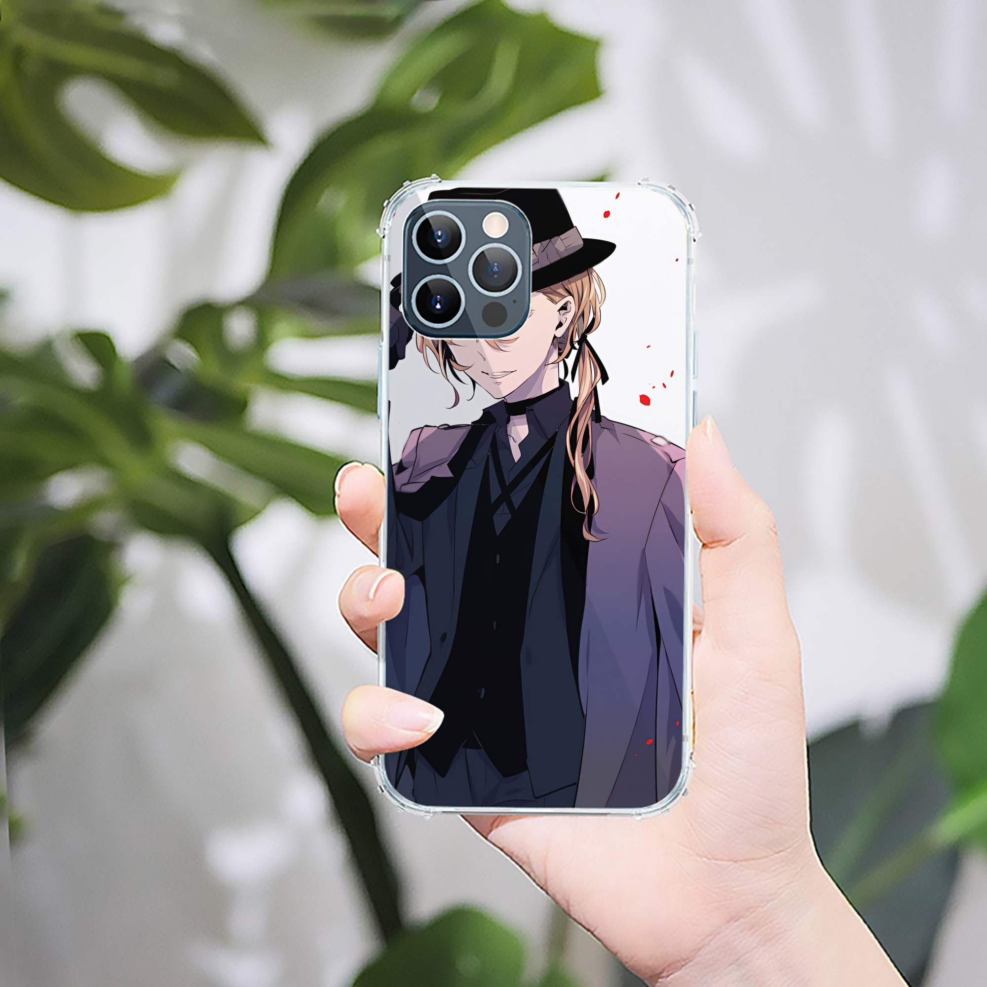 （画像用） 文豪ストレイドッグス Bungo Stray Dogs 【iPhone 12シリーズ対応】透明スマホケース（クリアソフトケース）